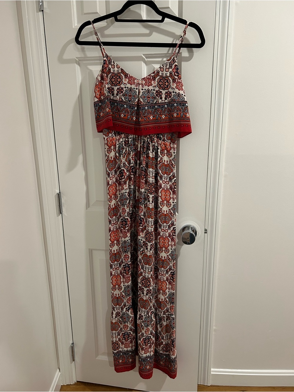 Joie Silk Paisley Maxi Dress XS